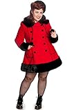  Hell Bunny Kurzmantel SARAH JANE COAT red-black (XXL, red-black)