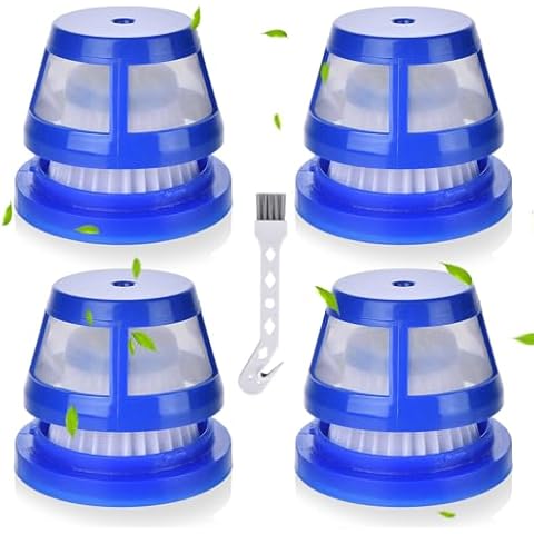 Rebirthcare 4 pack h11 replacement filter for eufy for homevac h11 / h11 pure / h20 cordless handheld vacuum cleaner, hepa replacement filter for anker for homevac h11 handheld vacuum Cover