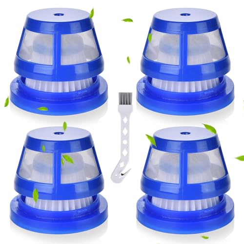 Rebirthcare 4 pack h11 replacement filter for eufy for homevac h11 / h11 pure / h20 cordless handheld vacuum cleaner, hepa replacement filter for anker for homevac h11 handheld vacuum