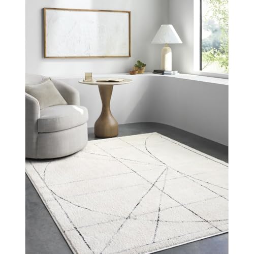 Livabliss x Galey Alix Architect V Modern Geometric Area Rug,