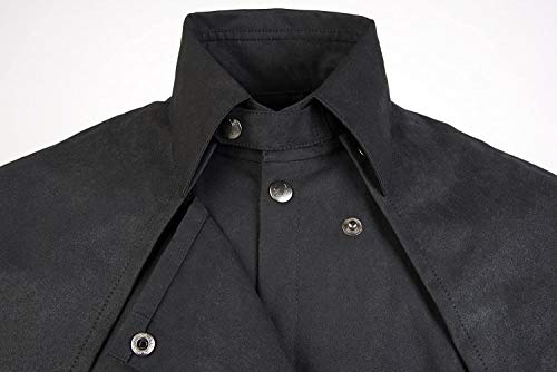 Image of M Mens Oilskin Western Australian Waterproof Duster Coat Jacket 23101BK