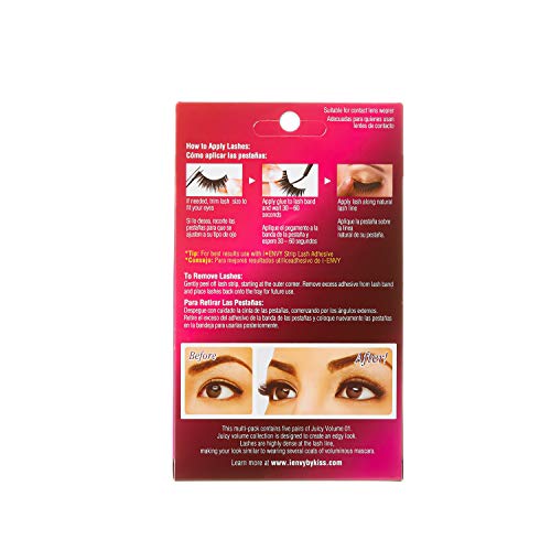 Kiss I Envy Multi Pack Eyelashes Juicy Volume 01 Kpem12 #TOP4