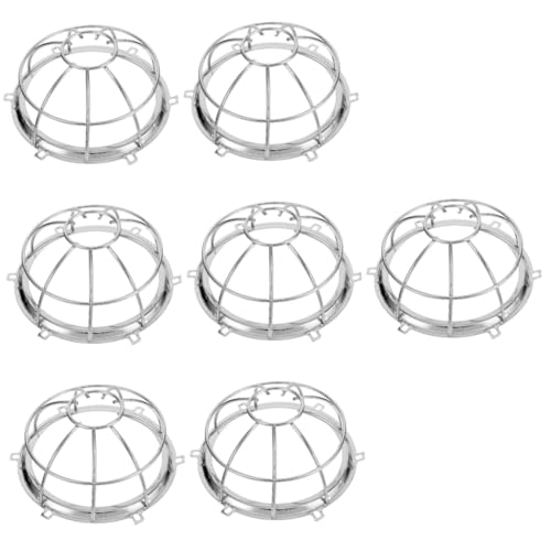 CIYODO 7 Pezzi Copertura Protettiva per Rilevatore Antincendio Protezione Resistente per Sensori Montaggio Semplice Rimozione Custodia Gabbia per Sprinkler Antincendio