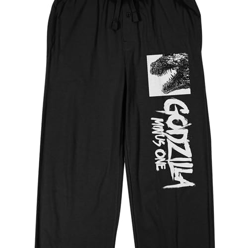 Godzilla Minus One Men's Black Sleep Pajama Pants2