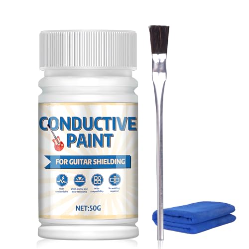 Conductive Paint, Guitar Shielding Paint, Shielding Paint For Electric Guitar, Water-Based, Reduces