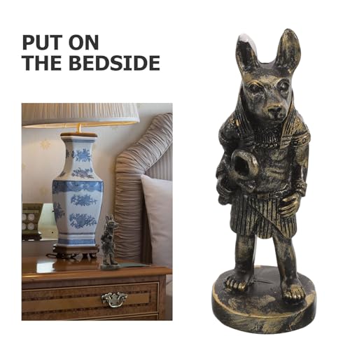 Figurine Anubis égyptienne pour rompre la monotonie d'une étagère - 4