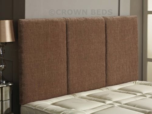 CROWNBEDSUK quality alton chenille headboard in 2ft6,3ft,4ft,4ft6,5ft,6ft Sand, 3ft (single) 20