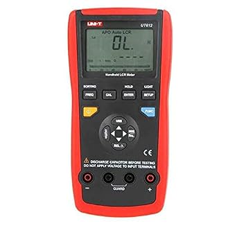 UNI-T 612 Industrial Digital LCR Multimeters 60000EBTN DC VoltageV AC VoltageV DC CurrentA AC CurrentA Resistance AdmittancS CapacitanceF FrequencyHz TemperatureC