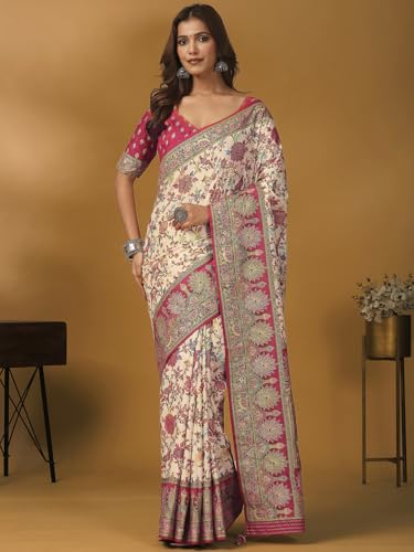 AKHILAM kanjivaram silk saree in soft silk – image 3