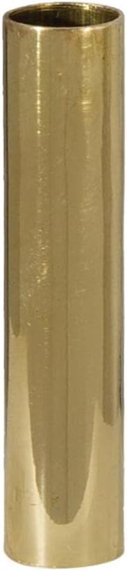 B&P Lamp® 4 Inch Height E12 Candelabra Base Modern Solid Brass Candle Cover Sleeve, Antique Bronze Finish