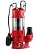 Hallmark Industries MA0387X-8 Sewage Pump with Float Switch, 5600 gpm, Stainless Steel, Heavy Duty, 3/4 hp, 115V, 38' Lift, 20' Cable