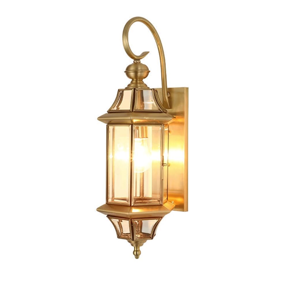 Applique murale de luxe dorée pour sécuriser et embellir votre maison