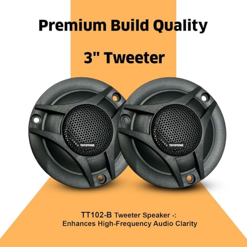 Image of TOYOTONE 6.5 inch HI-FI Subwoofer | Waterproof Coated Cone | Copper Coil of 8 Ohms | V3 Long Strokers | Rubber Edge | Y35 90 * 17 MM Magnet (6.5INCH-60W-SUBWOOFER-WITH-2TWEETERS)