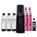 Sodastream Terra Machine à Eau Pétillante et Soda | Pack 3 Bouteilles 1L Compatible Lave-Vaisselle...