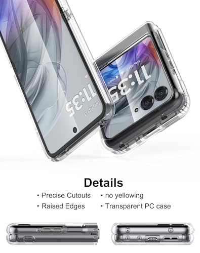 Coque transparente fine Motorola Razr 2024 antichoc - 3