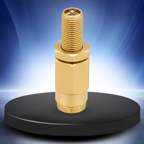 Torque PTC 포함 0.6cm(0.25인치) OD 에어 라인 튜브용 공기 팽창 슈레이더 밸브 2개 — 사진 7
