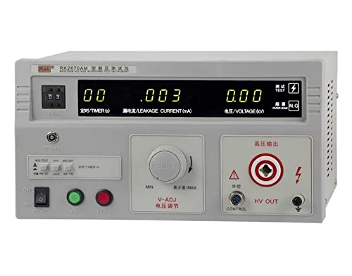 Rk2670am Probador de alto voltaje escritorio resistencia al probador C.A. Voltaje 5kv Medidor (22 0V AC) / hipot Mide con precisión(RK2672AM (AC-DC dual-use))