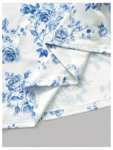 Girl's Floral Maxi Dresses Spaghetti Strap Spring Summer Dress Long Cami Dress Sundress4