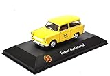  IXO/ALTAYA/ATLAS Trabant 601 Universal Gelb Post Fertigmodell Maßstab 1:43