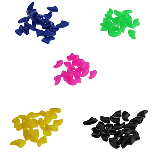 OTOTEC 100x Soft Cat Pet Nail Caps Claws Paws Control Soft Designer Cat Nail Caps S