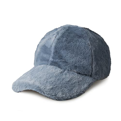 CHOK.LIDS Gorra de béisbol de Piel de Invierno para Todos los días para Mujeres y Hombres, Gorro de Lana para papá, Unisex, Ajustable, Ligero, Estilo Polo, Visera Curva (Nublado) Cover