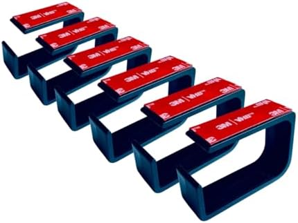 Organizador de cabos e fios para mesa oculto kit com 6 unidades M...
