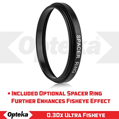 Opteka opt-sc52feチタンシリーズ52 mm Amazon | Opteka opt-sc52feチタンシリーズ52 mm 0.3 X HD超魚眼レンズ