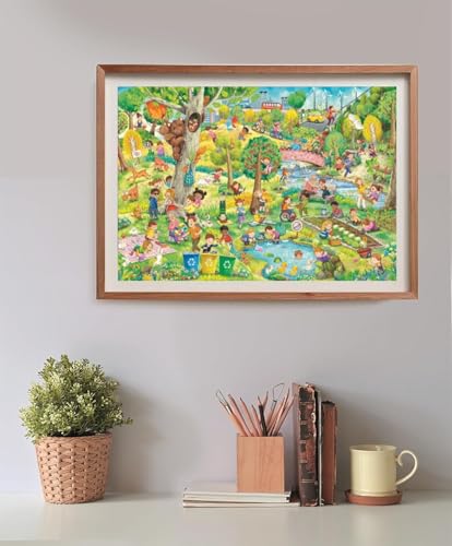 SCHM56531 Puzzle 150 pièces La nature est un jeu d'enfant 43 2 x 29 1 cm - vue 4