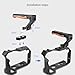 Leftfoto Top Handle Quick Release Handgrip with NATO Rail Kit,Wood & Metal Grip with NATO Clamp Compatible with Camera Cage Video Rig Anti-Off Designed