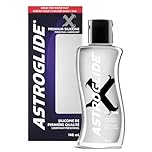 Astroglide Silicone Lube (148 mL), X Premium Personal Lubricant for Vaginal and Anal Sex, Extra Long-Lasting Silky Lube, Waterproof for Water Play