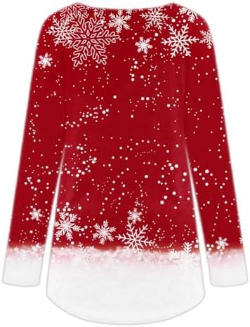 KKG Christmas Long Tunic Tops to Wear with Leggings Plus Size, Long Sleeve Fall Shirts Tunics for Women