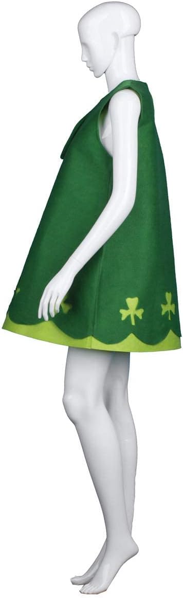 HPO Adult Women's St. Patrick's Day Trolls Costume | Green Color Costume HC-505