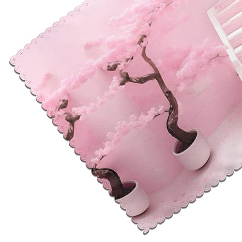 Set de table de banquet fleur de cerisier isolant lot de 6 haut de gamme