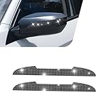 Ferianl 2PCS Bling Car Door Handle Scratch Protector, Car Rear View Mirror...