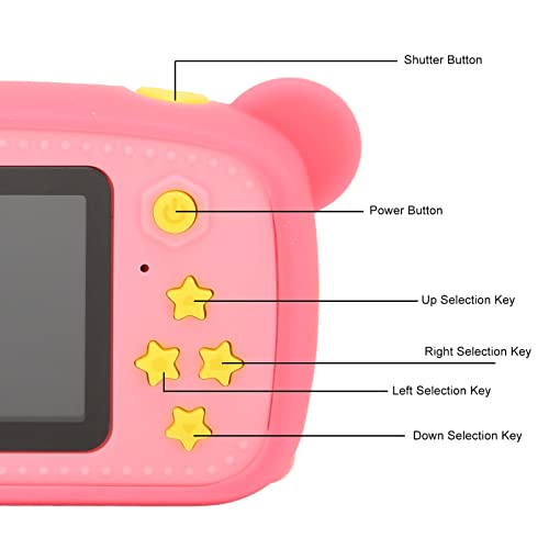 Câmera Digital Infantil ABS Multifuncional Aparência Fofa Múltiplas Molduras Divertidas Câmeras Fron