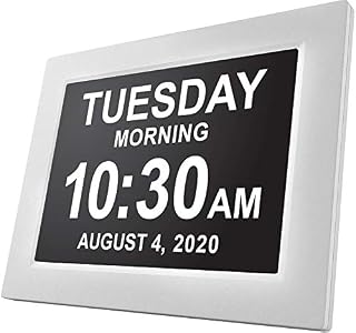 American Lifetime, Newest Version, Day Clock Extra Large Impaired Vision Digital Clock