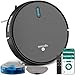 SereneLife Saug Wischroboter mit Selbstreinigung, 2000pa- Saugwischer Roboter, Saugroboter mit APP Steuerung & Selbstaufladend, 4 Reinigungsmodi, Staubsauger Roboter für Tierhaare, Weiche/Harte Böden