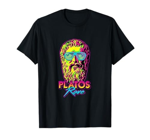 Funny Philosophical Plato's Rave / Alegory of the Rave Camiseta