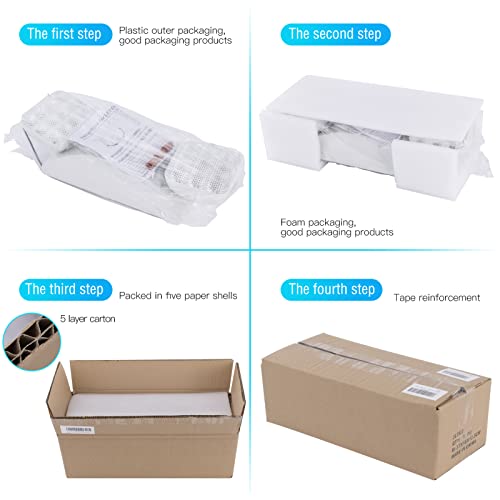 SPECTSUN 2 Packs Led Emergency Light White, Adjustable Square Head Emergency Led Light with Battery, White Emergency Light/Emergency Light Fixture/Emergency Exit Sign/Emergency Exit Light. by Spectsun Lighting - Used condition - Image 7