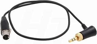 HangTon Locking 3.5mm Mini XLR TA3F Audio Cable for Sennheiser EK500G4 EK2000 and Sony UWP-D11 D10 D20 Transmitter Receiver to Mixer Recorder 664