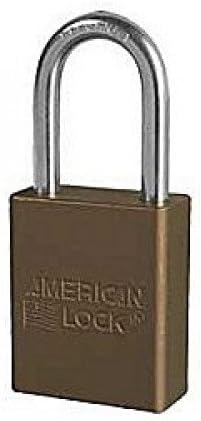6 Pack American Lock Padlock With 1 1/2" Solid Aluminum Body 1 1/2" Shackle