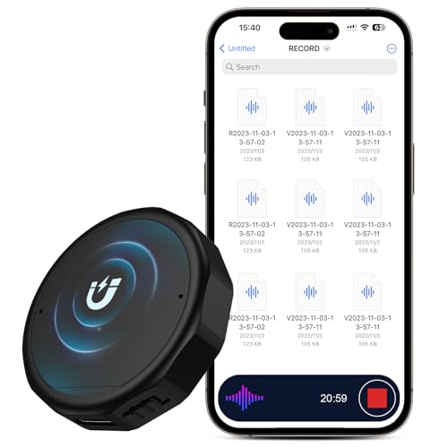 Mulukusion 8GB Smart Magnetic Voice Recording Device