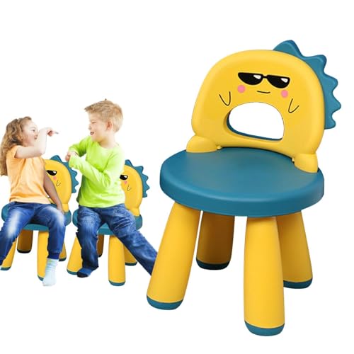 Silla de mesa para niños – Juego de sillas para niños pequeños, respaldo completo, silla de escritorio de estudio para niños de buena dureza, almohadilla antideslizante, silla de escritorio para