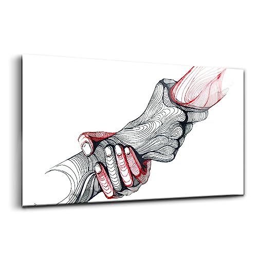 Peinture murale en verre Wallfluent 100x50cm tableau art moderne