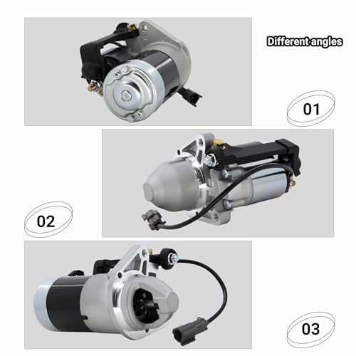 19068 New Starter Compatible with 09-22 Nissan Titan Armada Pathfinder NV2500 NV3500 Infiniti Q70 Q70L QX56 QX80 QX70 FX50 M56 5.6 5.0 V8 Engine OE#: 23300-1CA0A 410-48313 M001T30671ZC by KEDAKEJI - Image 5