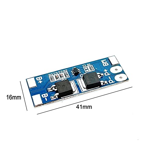 JZK 5 Stück 2S 7,4 V Lithium-Batterieschutz-Board-Modul, 7,4 V 8,4 V 2S BMS PCM Ladeentladungsschutz Board für Li-Ion-Akku 18650