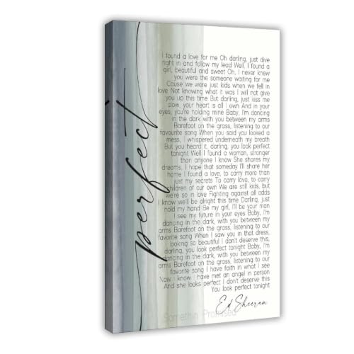 Perfect Song Lyrics on Metal Reclaimed Wooden Frame-wedding -first Dance_2