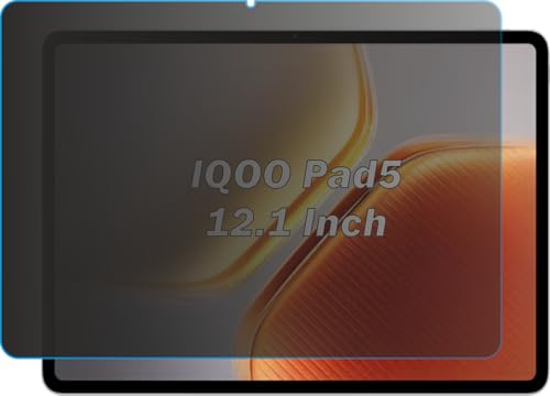 Image of Privacy Anti Peep Matte Screen Guard Compatible With Vivo Pad5 / iQOO Pad 5 (12.1 Inch Tablet) Anti Spy Blue Light Block Screenguard Not a Tempered Glass Screen Protector
