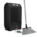 EyeVac PRO Touchless Stationary Vacuum - 1400 Watts Professional Vacuum with Active Infrared Sensors, High Efficiency Filtration, Bag-Less Canister (Black)