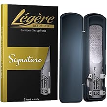 Legere Reeds - Baritone Saxophone Reed, Signature, Strength 2.50 BSG2.50 - Premium Synthetic Woodwind Reed